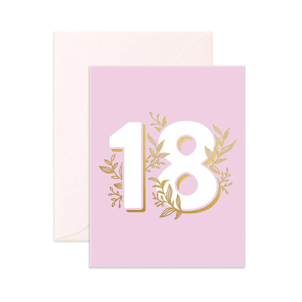 Card No 18 floral