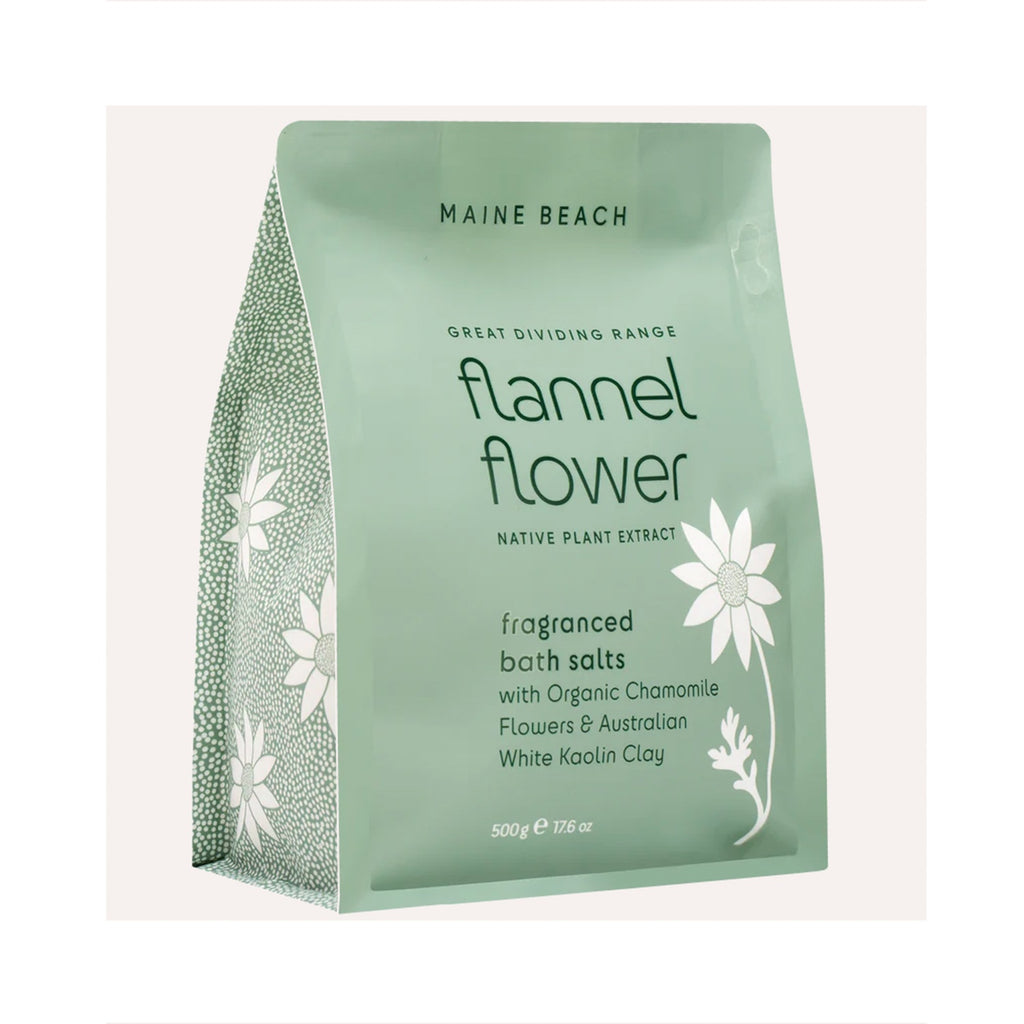 Bath Salts Pouch 500g - Flannel Flower