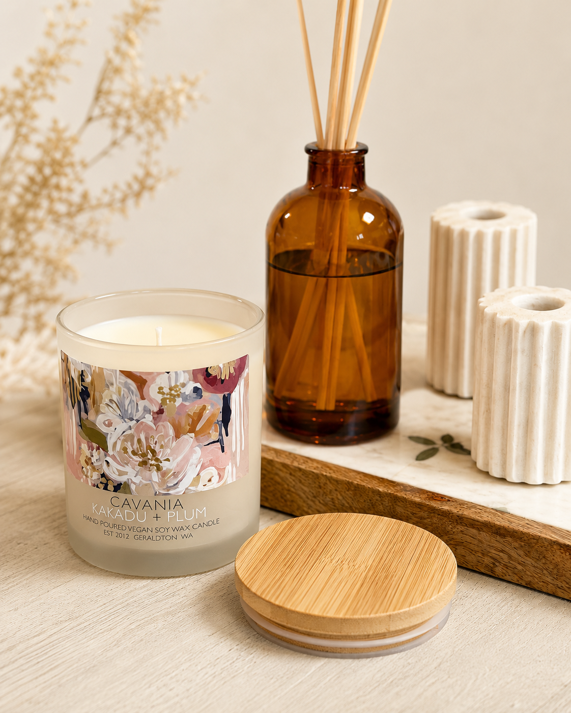 Candles with Art series