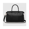 Alexis Stripe Weekender Travel Bag - Black Stripe