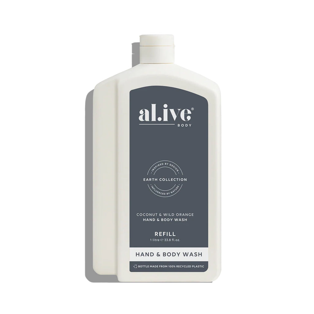 Hand & Body Wash Refill 1L - Coconut & Wild Orange