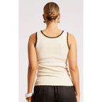 Tank Maris Stitched - Tusk / Black
