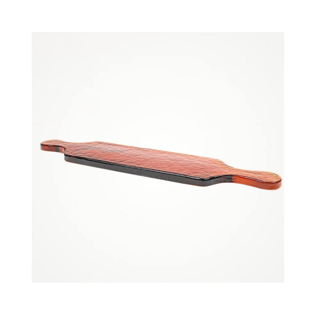 Board Handblown Glass Long - Amber