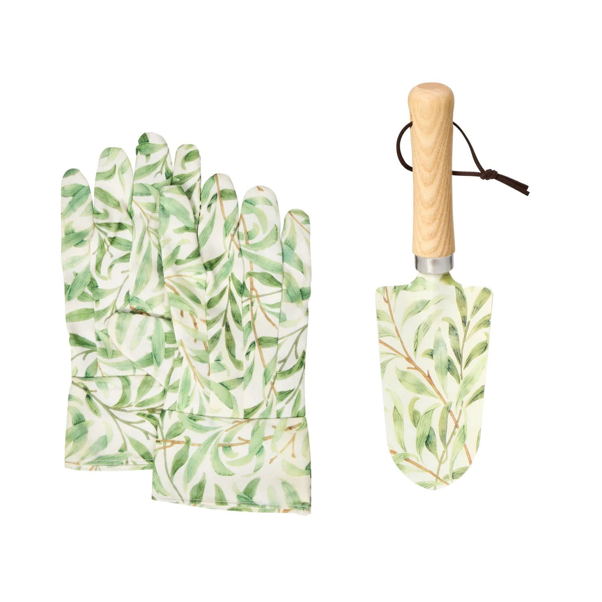 Gloves and Trowel Garden Set - Green