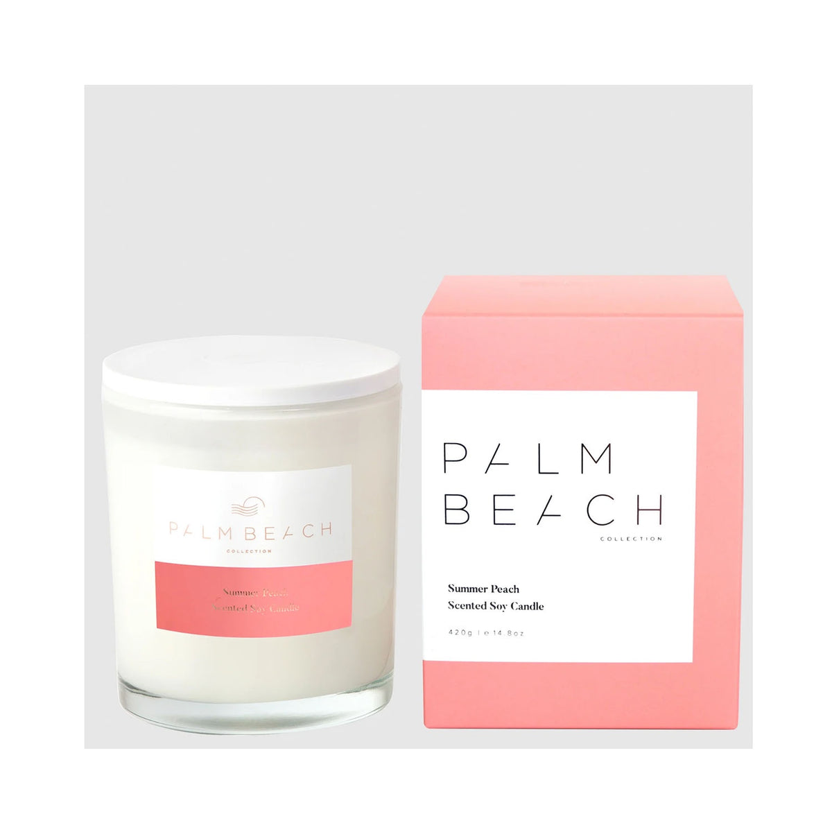 Candle - Summer Peach Scented 420g