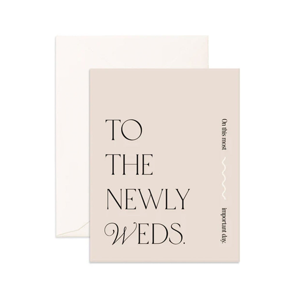 Card Newlyweds Bisou