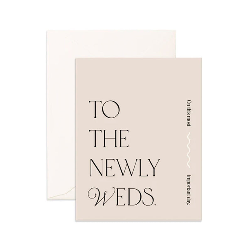 Card Newlyweds Bisou