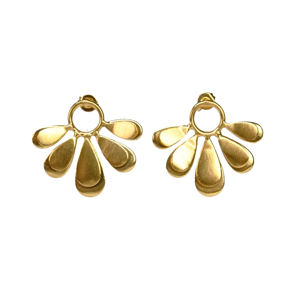 Earrings Daisy Stud Gold