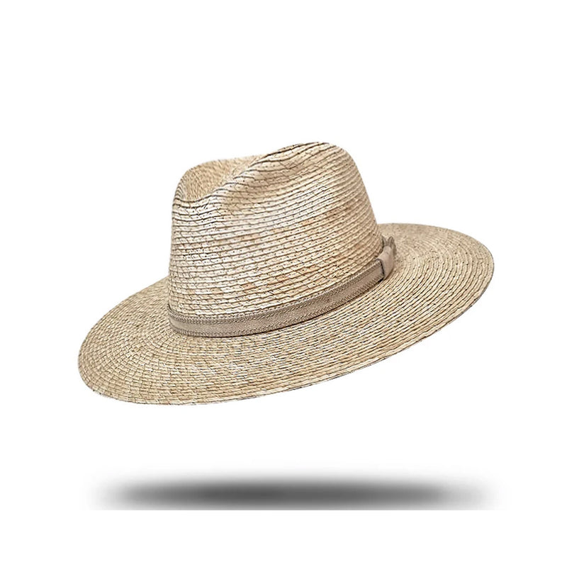 Hat Fedora Palm Straw Natural - M