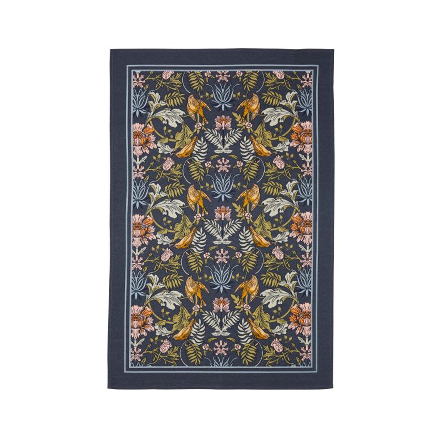 Tea Towel Finch & Flower