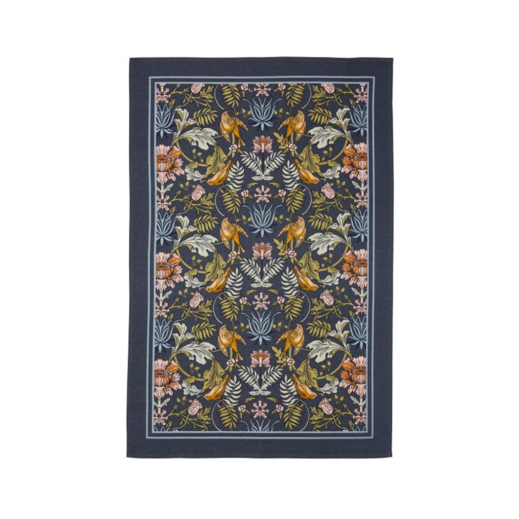 Tea Towel Finch & Flower