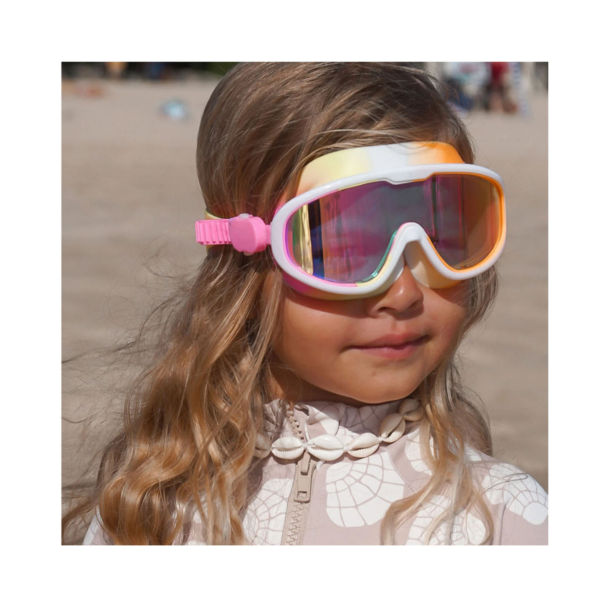 Swim Mask Kids Poppy the Peach Multi