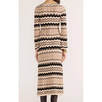 Dress Sabrina Wave Knit Midi