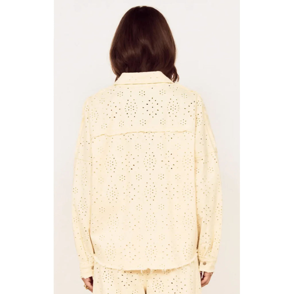 Jacket Denim - Abrea Broderie