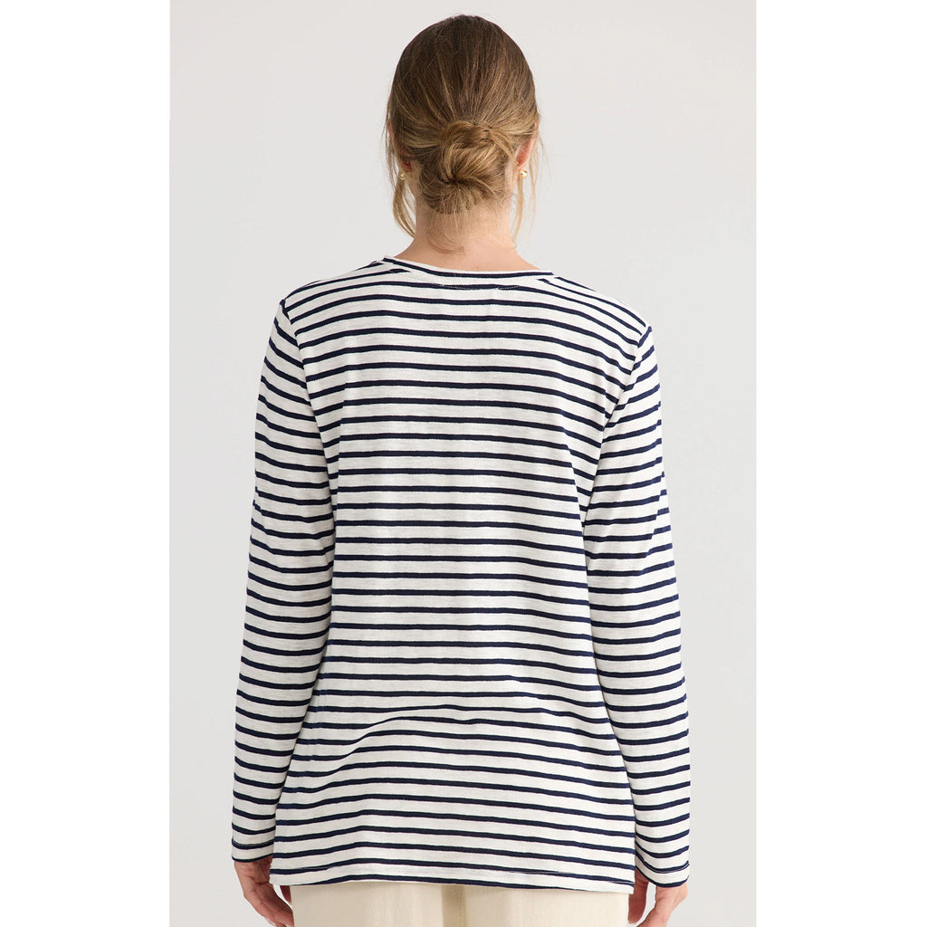 Top Sana - Navy Stripe