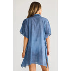 Shirt Kaftan Halia - Navy