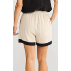 Short Playa - Natural W Black