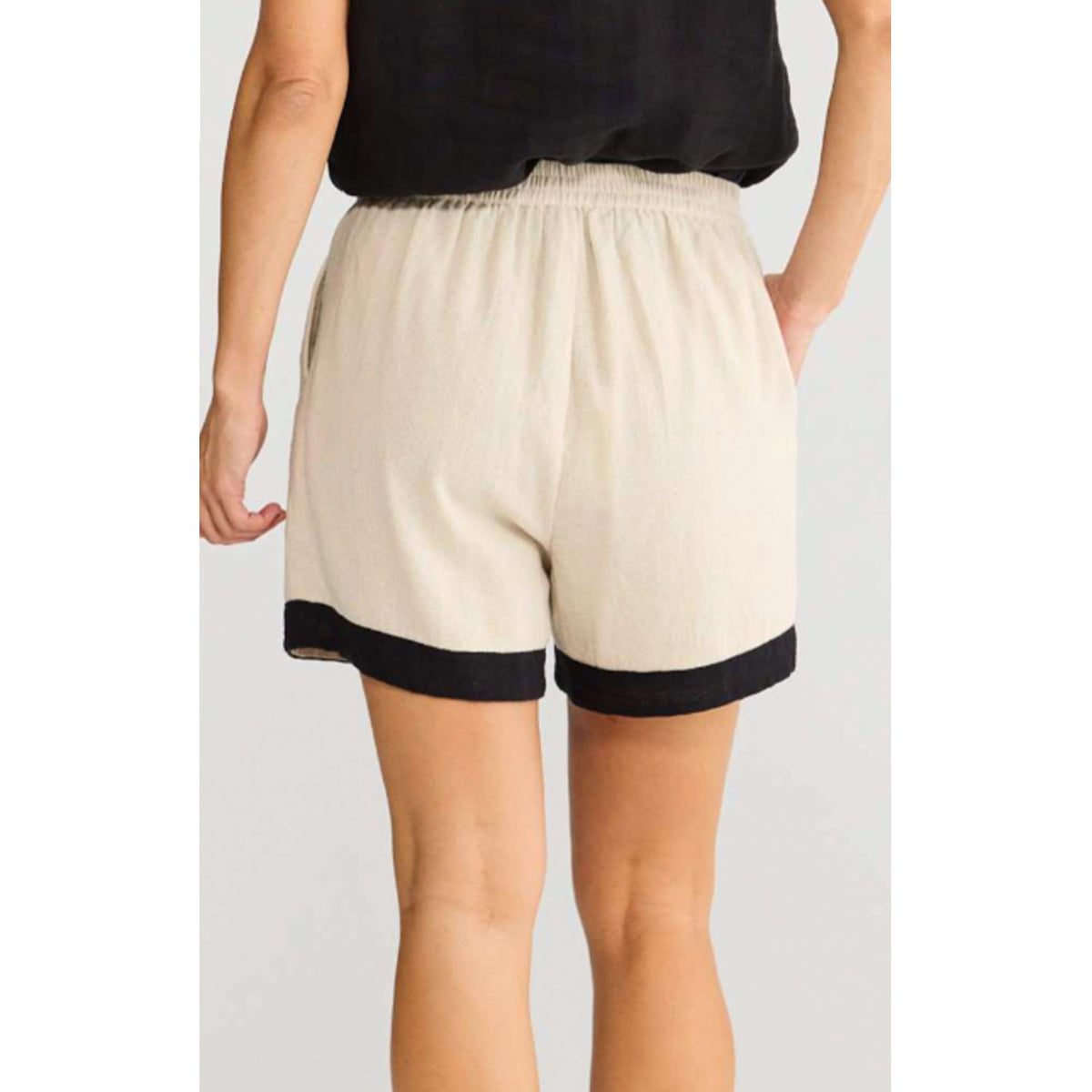 Short Playa - Natural W Black