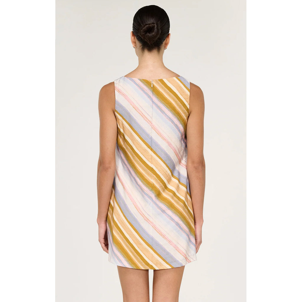 Dress Veda Mini - Pastel Stripe