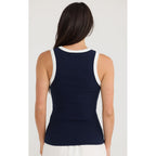 Tank Courtney Navy W Stripe