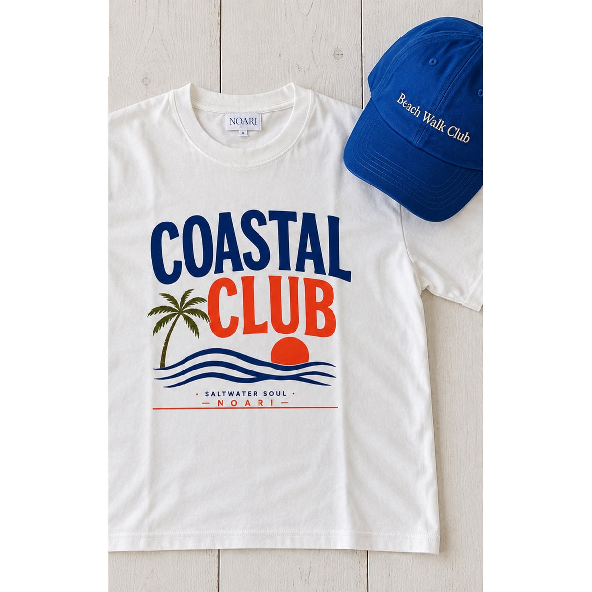 TShirt - Coastal Club - White