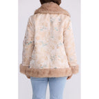 Coat Gisele Fur - Antique Floral