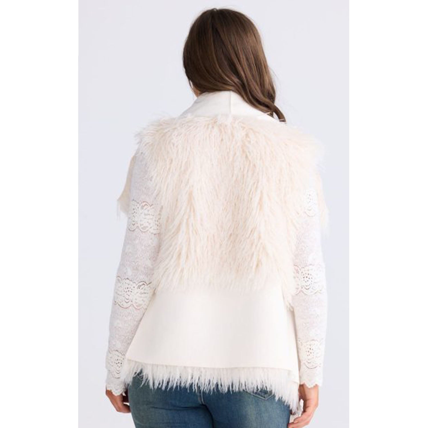 Vest Luna Fur - Beige