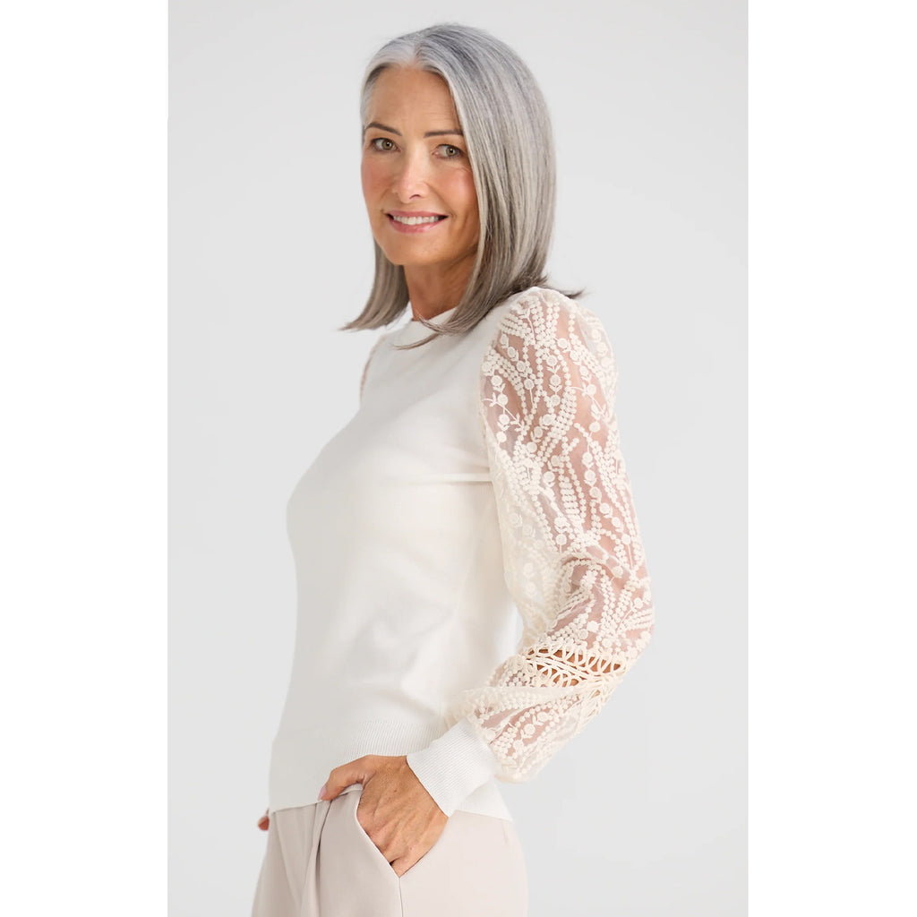 Top Knit Janelle - Off White