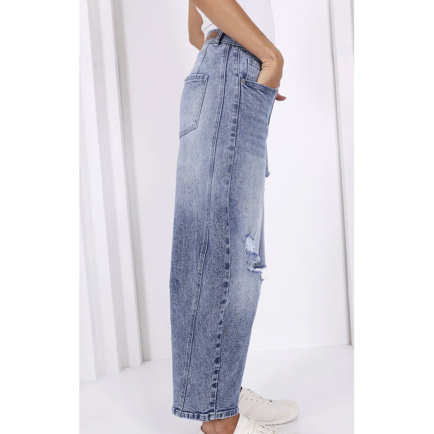 Jeans Theo Barrel - Light Wash Denim