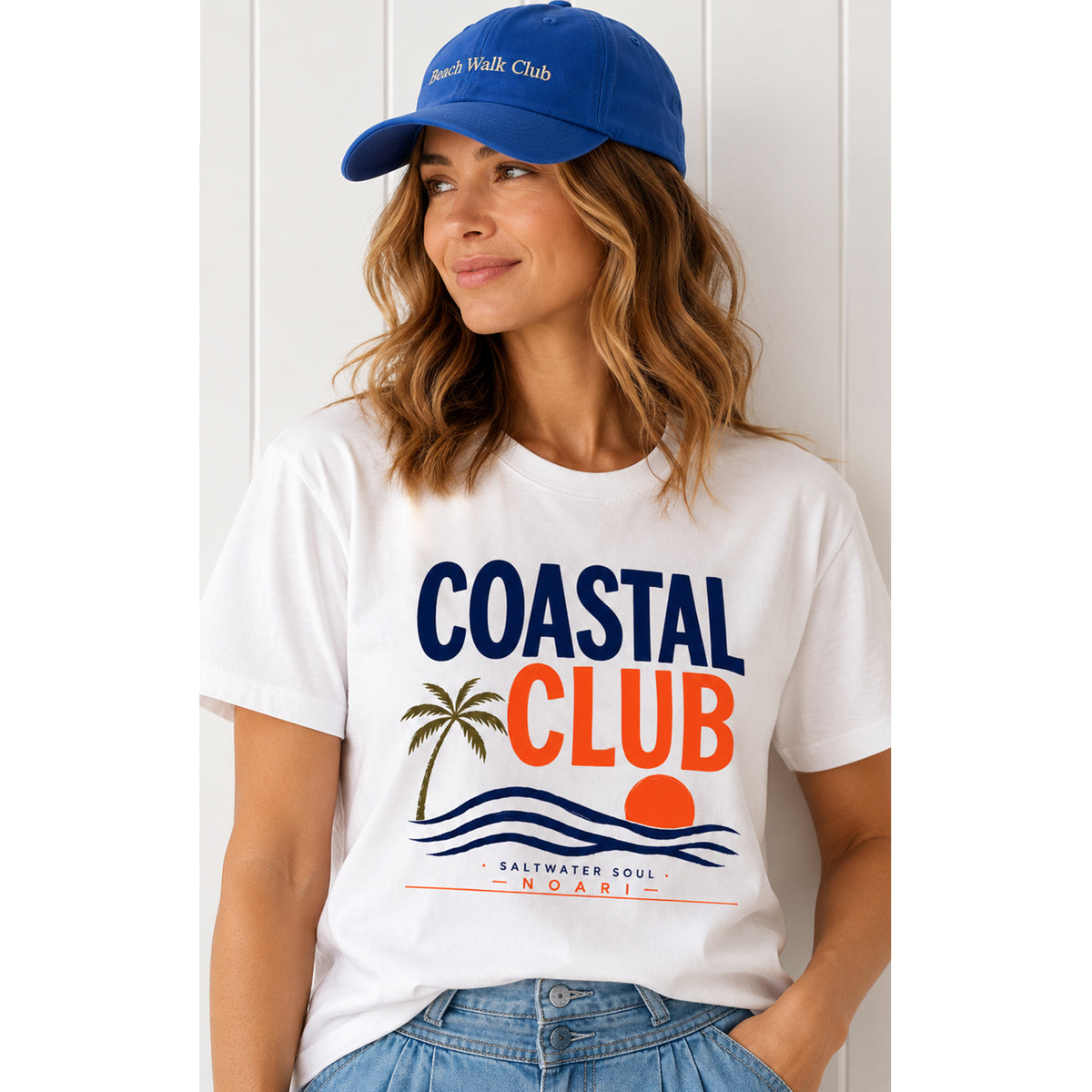 TShirt - Coastal Club - White