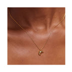 Necklace Croissant - Gold Plated