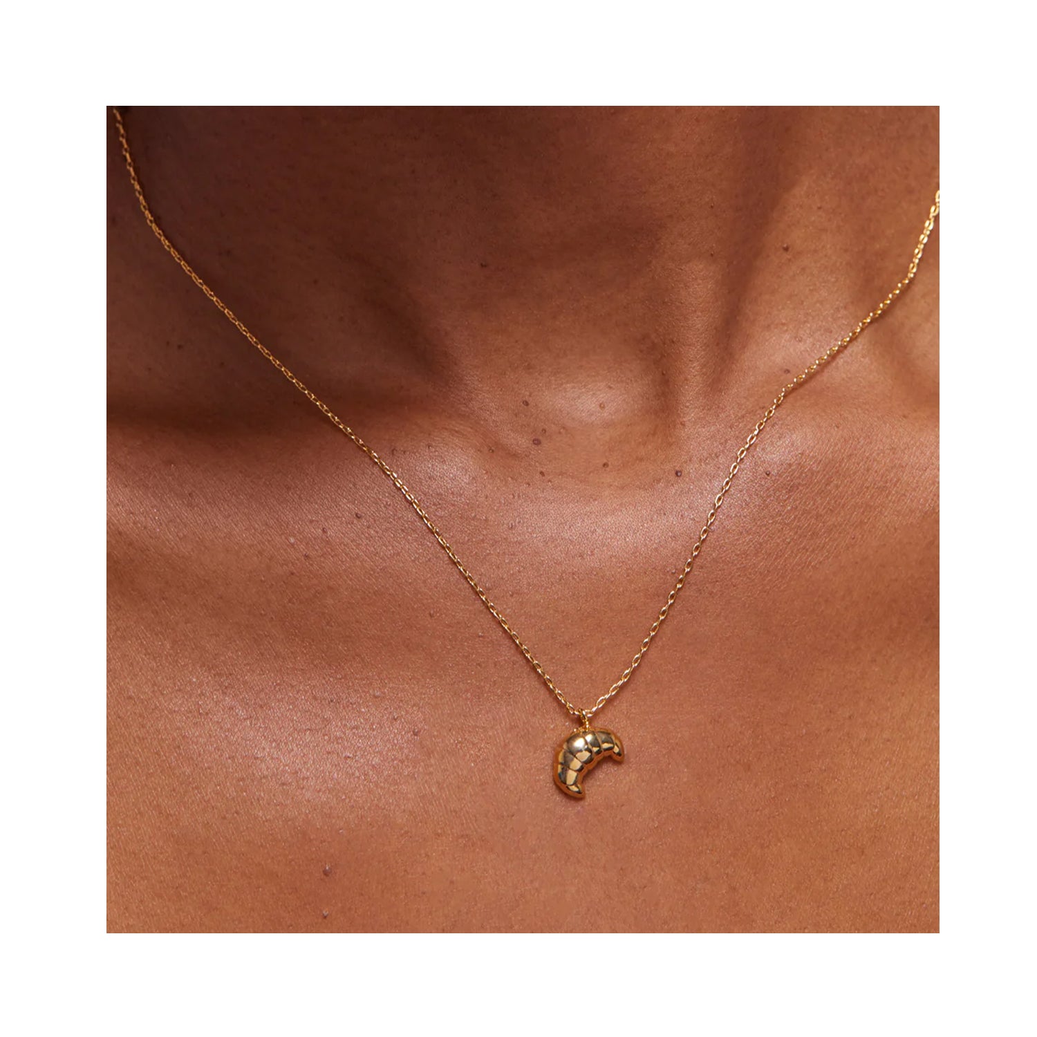 Necklace Croissant - Gold Plated