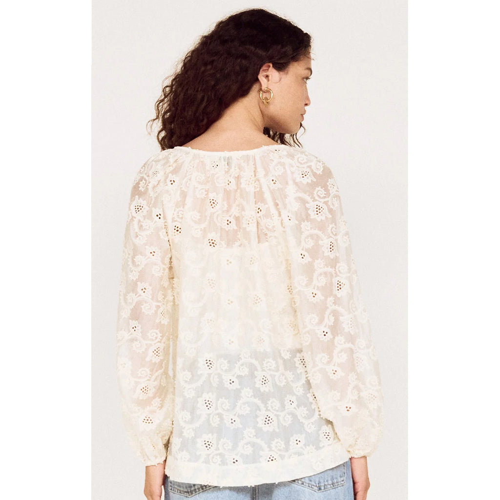 Top Inez Blouse - Cream