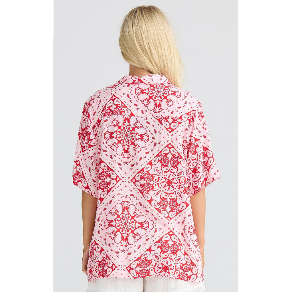 Top Palm Springs Shirt - Wild Heart bandana
