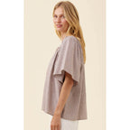 Top Shirred Lyndell - Taupe