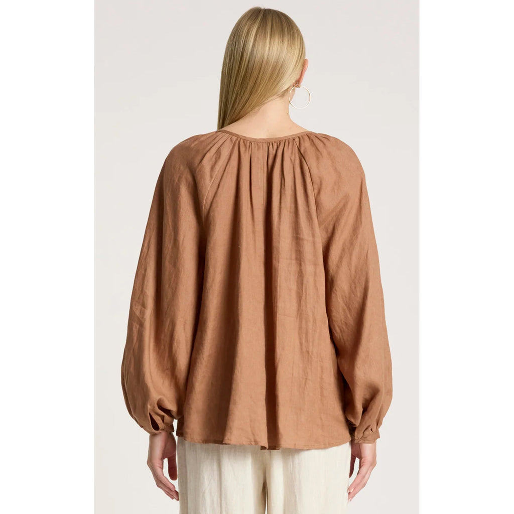 Top Bajau Blouse - Clay
