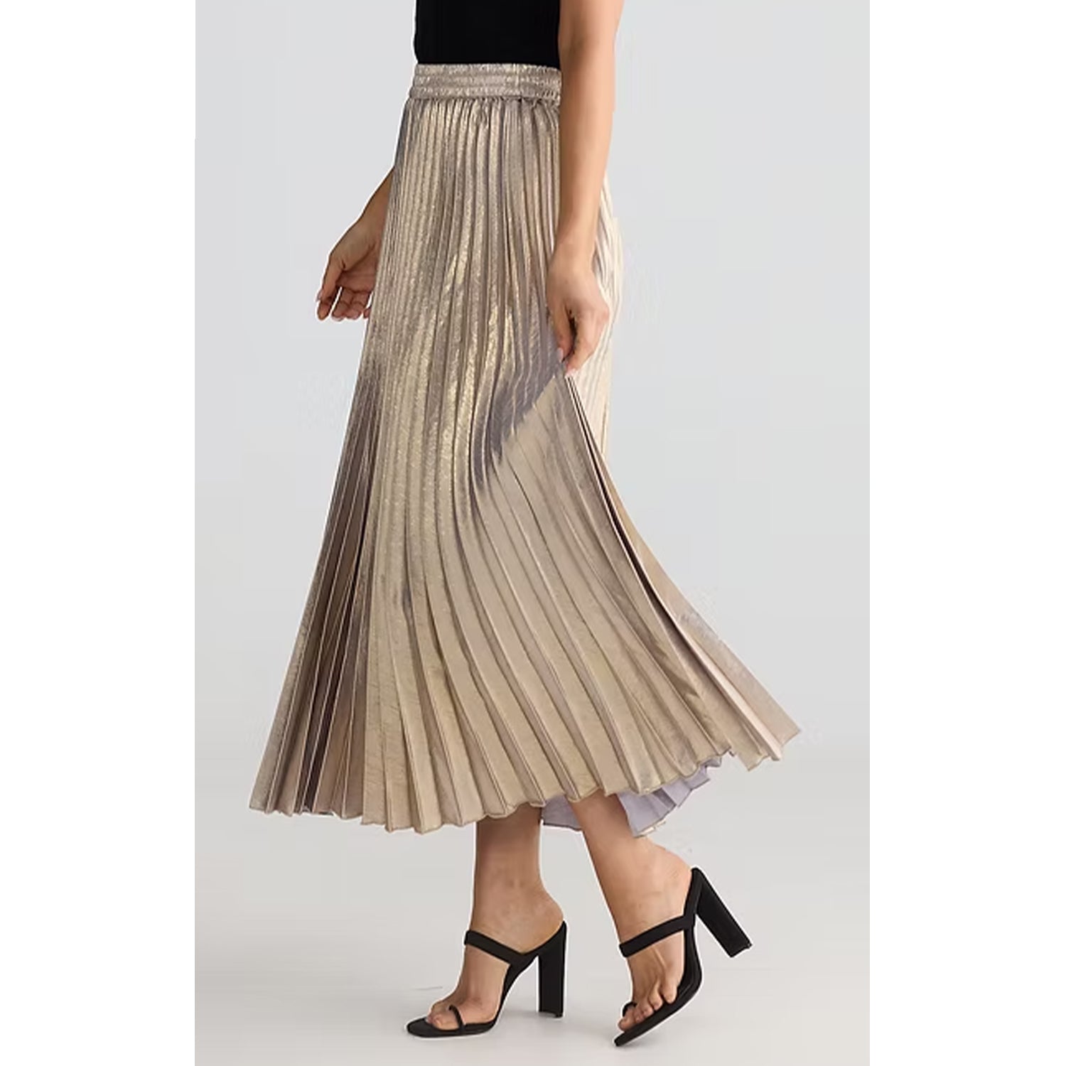 Skirt Alias Pleated - Titanium