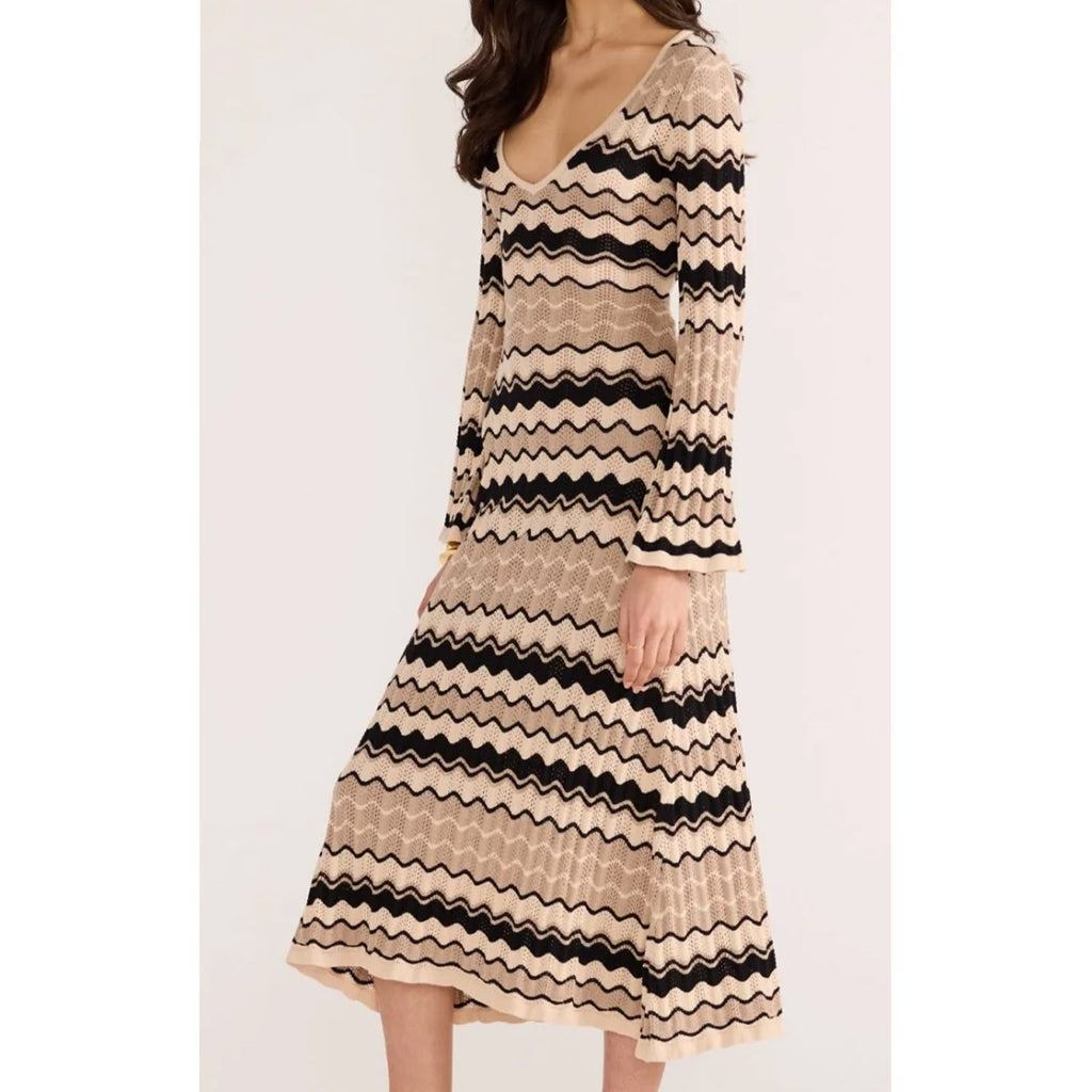 Dress Sabrina Wave Knit Midi