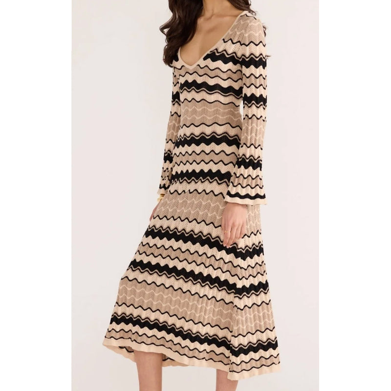 Dress Sabrina Wave Knit Midi