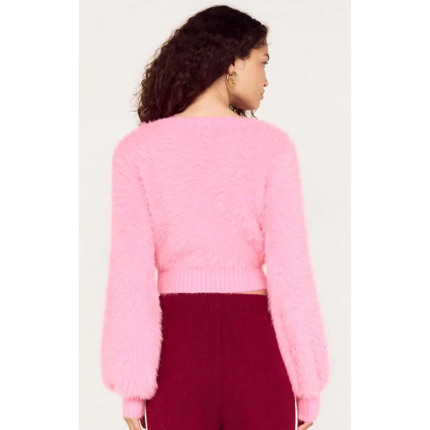 Knit Clio Fluffy - Fuchsia