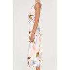 Dress Valea Midi Mesh - Watercolour Floral