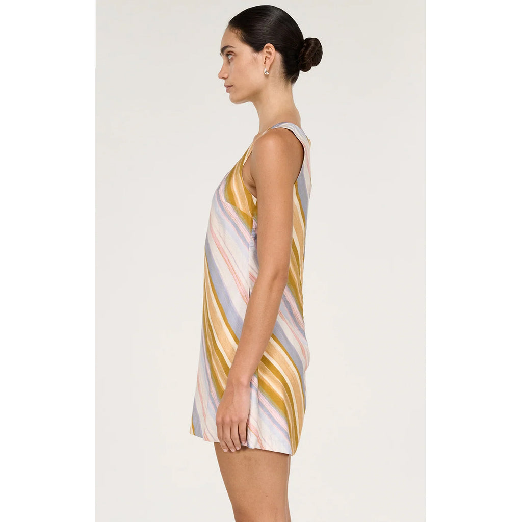 Dress Veda Mini - Pastel Stripe