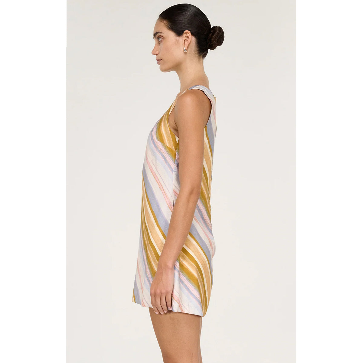 Dress Veda Mini - Pastel Stripe