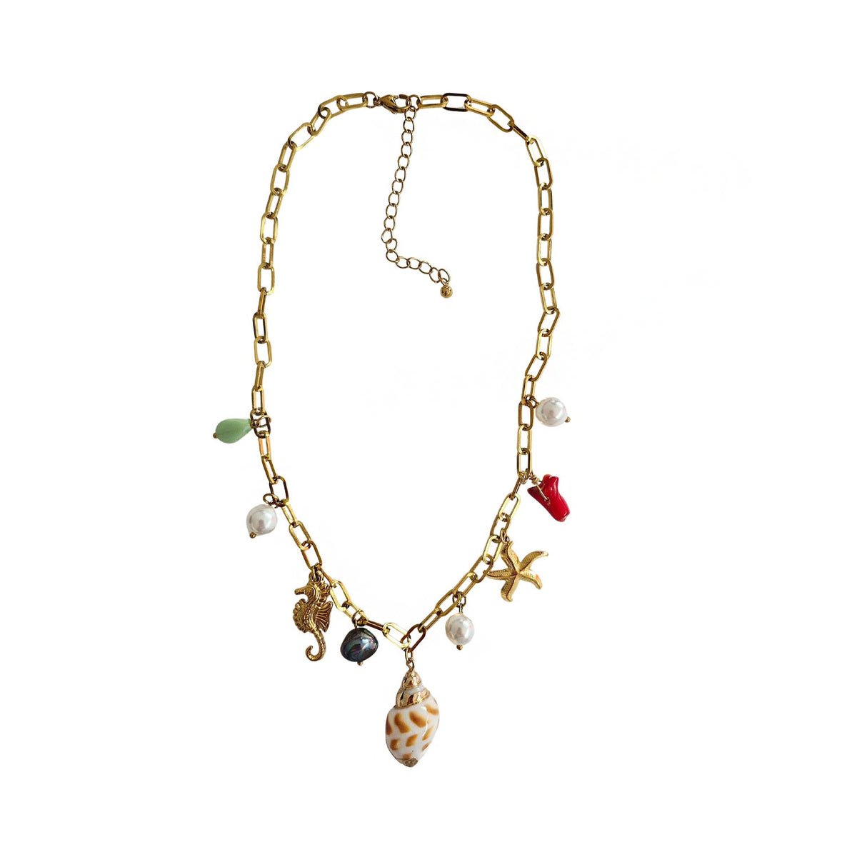 Necklace Gold Charm