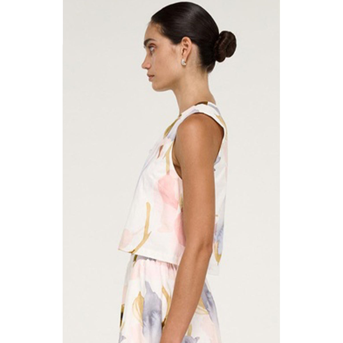 Top Valea - Watercolor Floral