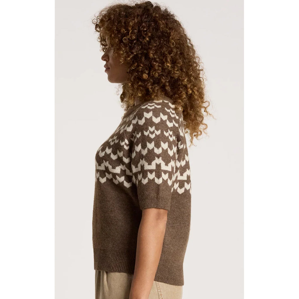 Top Maasai Knit Cocoa/Dune