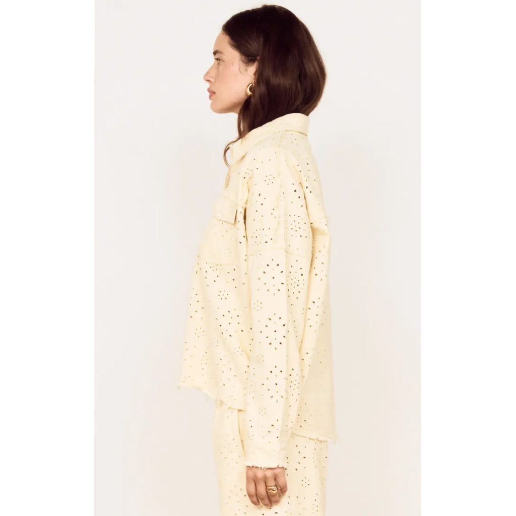 Jacket Denim - Abrea Broderie
