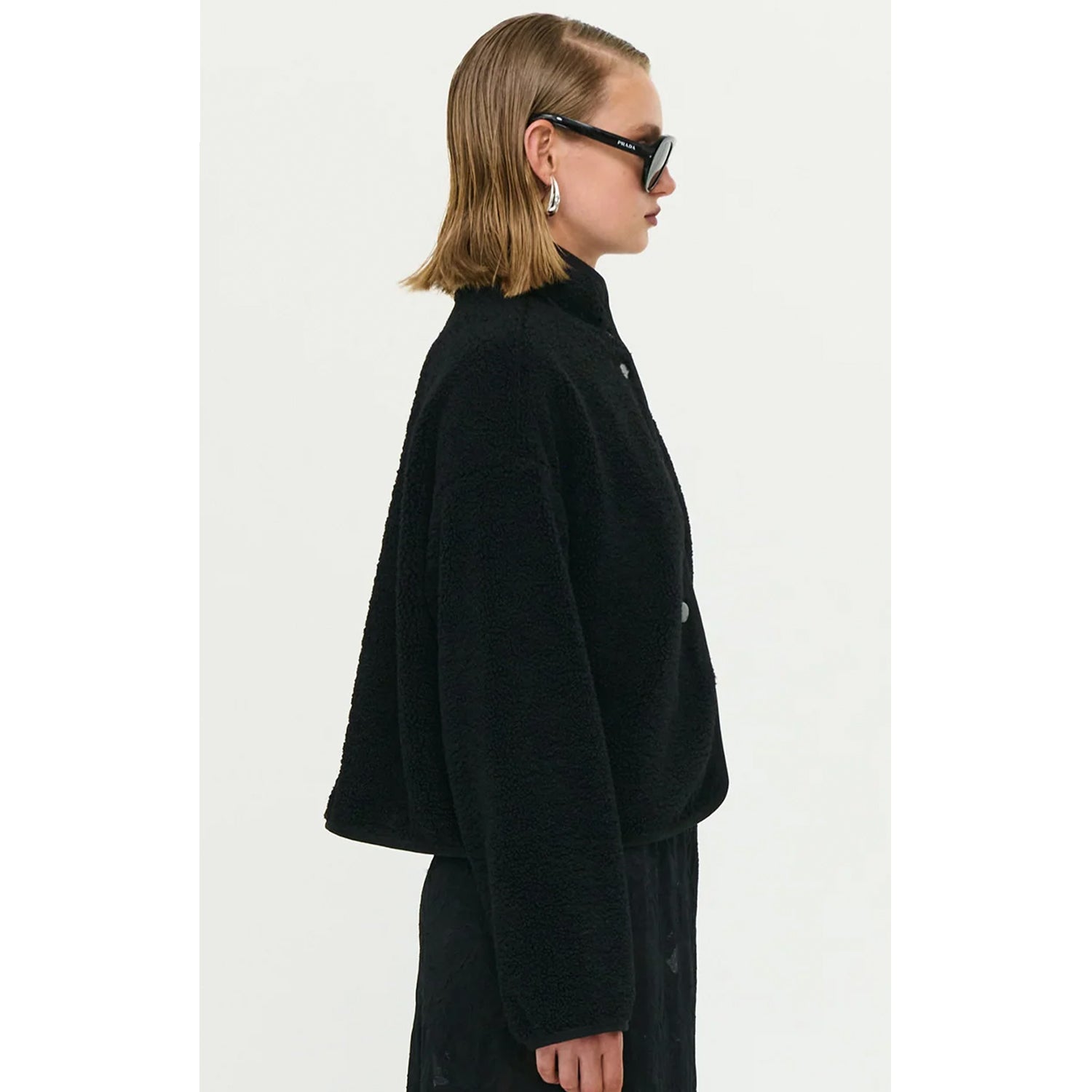 Jacket - Katya Crop Sherpa