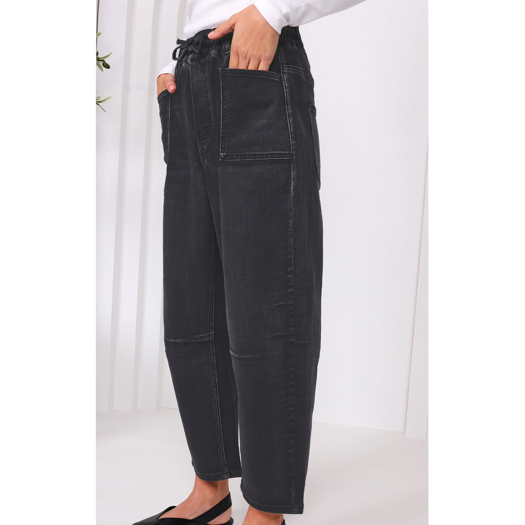 Jeans Leo Barrel - Black