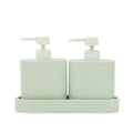 Dispenser Sid Resin Set 2 + Tray - Seafoam